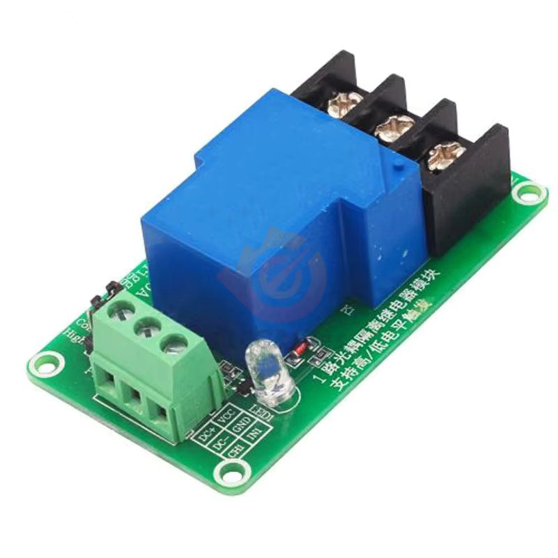5V 12V 24V Supports High And Low Triger 1 Channel Relay Module 30A With Optocoupler Isolation