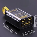 3*18650 Battery Charger Case DIY Power Bank Box Fast Charge 5V 2A Double USB Output Battery Storage Box With LED Night Light