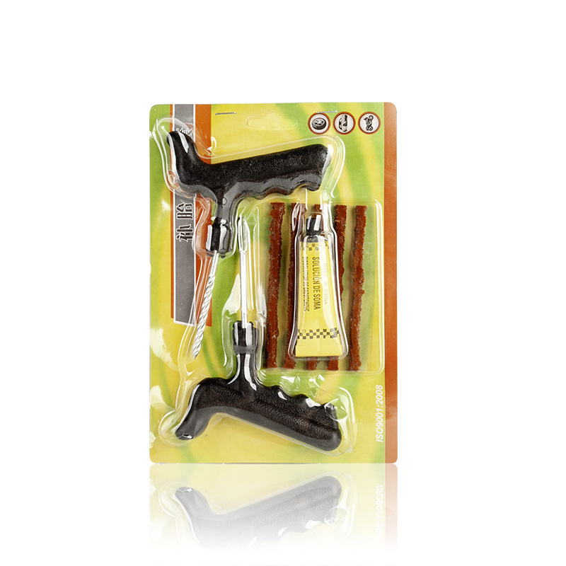 Car Tire Repair Tool Tire Repair Kit Studding Tool Set Auto Bike Tubeless Tire Tyre Puncture Plug Garage Car Accessories