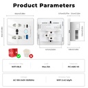 Tuya WiFi Smart Socket Switch PD/QC3.0 Quick Charge USB/Type-C Port Outlet Support Alexa Google Home EU UK US Universal Plug
