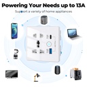 Tuya WiFi Smart Socket Switch PD/QC3.0 Quick Charge USB/Type-C Port Outlet Support Alexa Google Home EU UK US Universal Plug