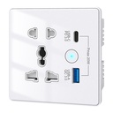 Tuya WiFi Smart Socket Switch PD/QC3.0 Quick Charge USB/Type-C Port Outlet Support Alexa Google Home EU UK US Universal Plug