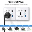 Tuya WiFi Smart Socket Switch PD/QC3.0 Quick Charge USB/Type-C Port Outlet Support Alexa Google Home EU UK US Universal Plug