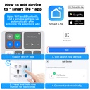 Tuya WiFi Smart Socket Switch PD/QC3.0 Quick Charge USB/Type-C Port Outlet Support Alexa Google Home EU UK US Universal Plug