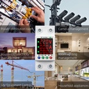 Tuya WiFi 63A Automatic Reclosure Protector Intelligent Current Breaker Overvoltage Undervoltage Overcurrent Leakage Protection
