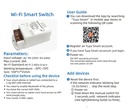Wifi Smart Switch 30A Relay Module Smart Switch Controllers Home Automation On-Off Timing