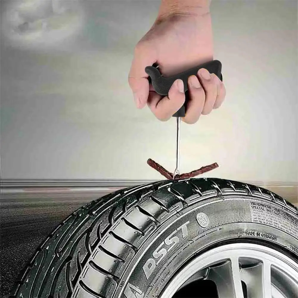 Car Tire Repair Tool Tire Repair Kit Studding Tool Set Auto Bike Tubeless Tire Tyre Puncture Plug Garage Car Accessories