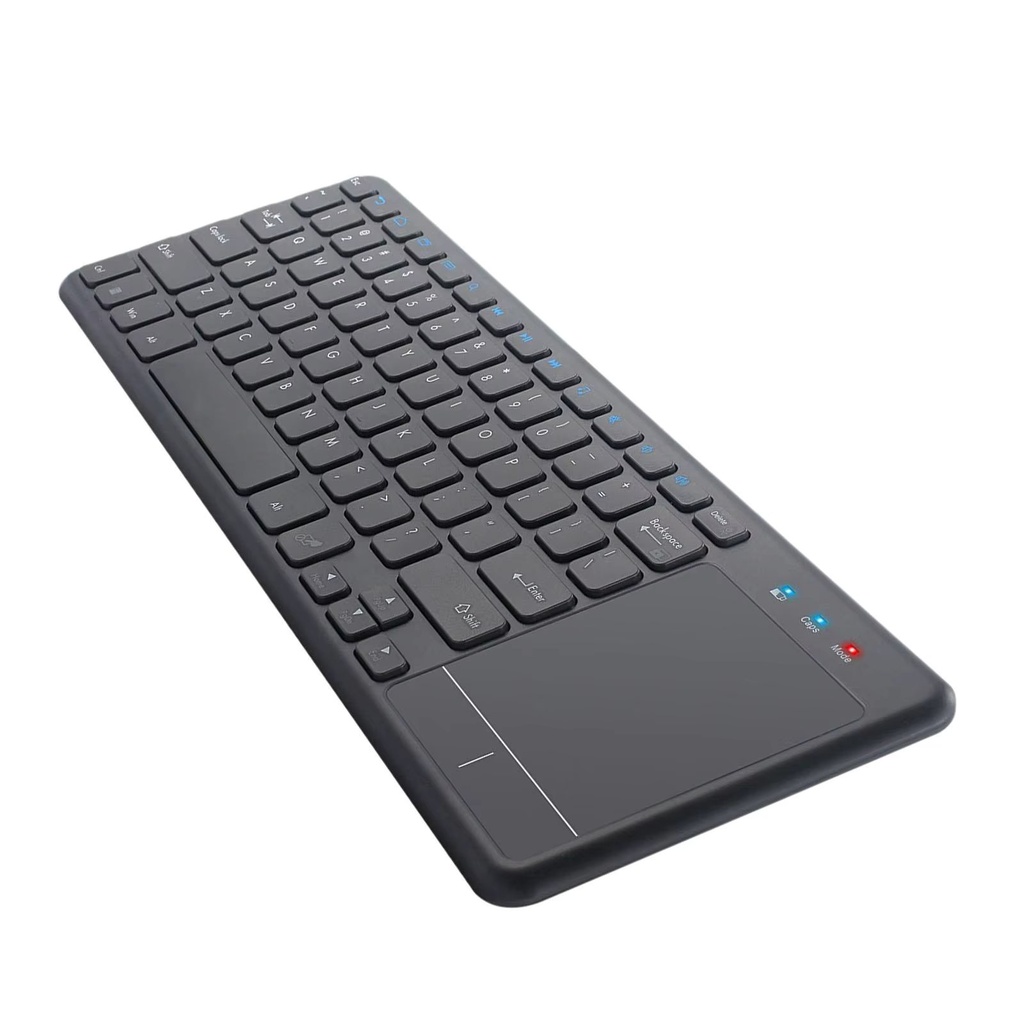 Mini Ultra-slim 2.4GHz Wireless Keyboard 78 Keys Keyboard With Touchpad