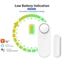 Tuya Smart Home Sound/APP Alarm 90dB Siren WIFI Door Sensor Door Open Security Alarm System
