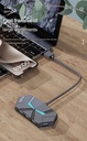 Colorful Atmosphere Light 7-Port USB 2.0 Hub Splitter | High-Speed Expansion Hub (ESS)
