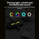 Colorful Atmosphere Light 7-Port USB 2.0 Hub Splitter | High-Speed Expansion Hub (ESS)
