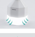Led emergency bulb removable 18650 battery wide voltage E27 bulb high brightness rechargeable light LED bulb