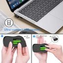 T2 2.4G Wireless Mouse Ergonomic Gaming Mouse 800/1200/1600DPI 4 Mute Buttons Mouse