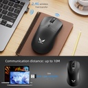 T2 2.4G Wireless Mouse Ergonomic Gaming Mouse 800/1200/1600DPI 4 Mute Buttons Mouse