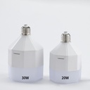 Led emergency bulb removable 18650 battery wide voltage E27 bulb high brightness rechargeable light LED bulb