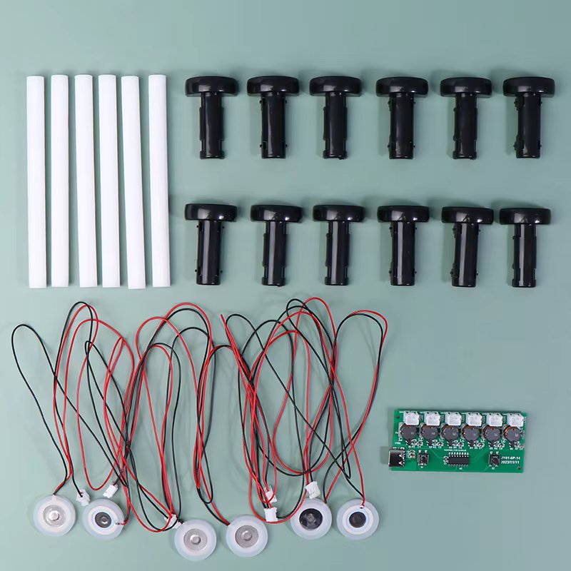 6 Nozzle Humidifier Module DIY Kit Nebulizing Control Board Ultrasonic Nebulizer Mist Driver Circuit Board Type-C Interface