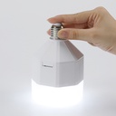 Led emergency bulb removable 18650 battery wide voltage E27 bulb high brightness rechargeable light LED bulb