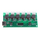 6 Nozzle Humidifier Module DIY Kit Nebulizing Control Board Ultrasonic Nebulizer Mist Driver Circuit Board Type-C Interface