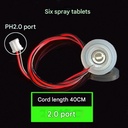 6 Nozzle Humidifier Module DIY Kit Nebulizing Control Board Ultrasonic Nebulizer Mist Driver Circuit Board Type-C Interface