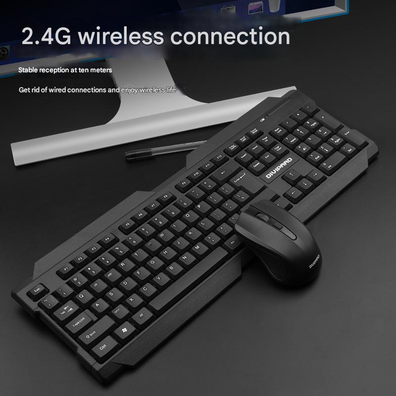 Divipard KM540 wireless 2.4GHz 104 keys business keyboard and mouse set
