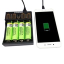LiitoKala Lii-402 18650 Battery Charger For 26650 16340 RCR123 14500 LiFePO4 1.2V Ni-MH Ni-Cd Rechargeable Battery