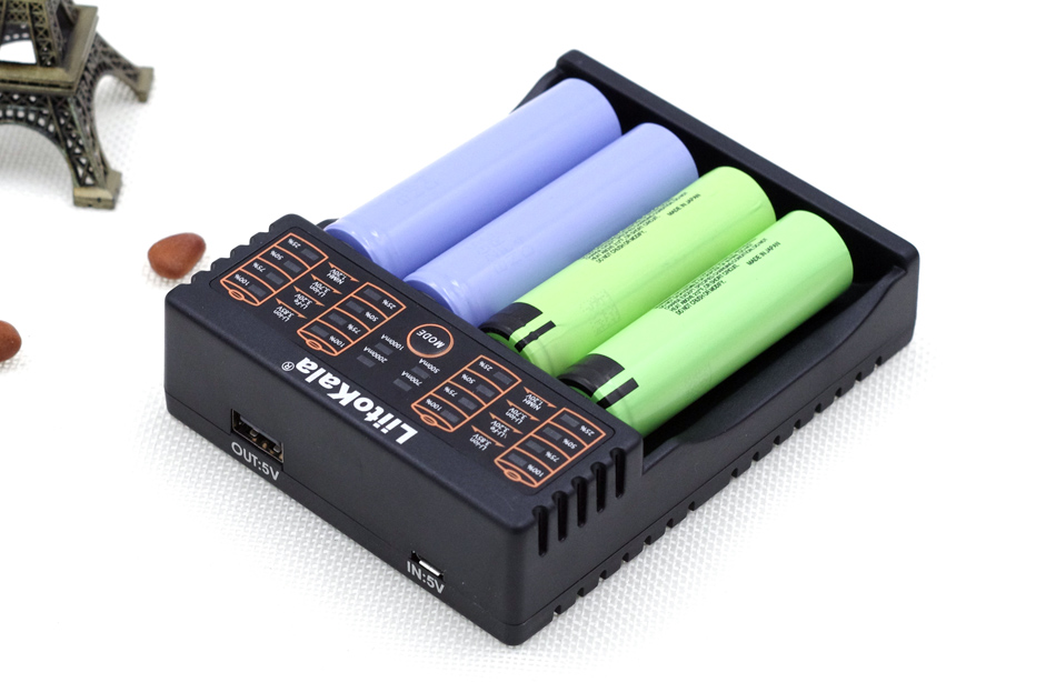 LiitoKala Lii-402 18650 Battery Charger For 26650 16340 RCR123 14500 LiFePO4 1.2V Ni-MH Ni-Cd Rechargeable Battery