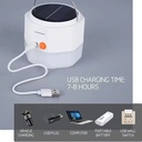 Solar charging 18650 Rechargeable LED light