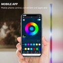 RGB Smart Ambience Floor Lamp Esports lamp Living Room Bedroom Live LED Corner Light Nightlight Bluetooth APP Remote Control