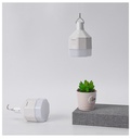 Led emergency rechargeable bulb removable 18650 battery rechargeable light LED bulb