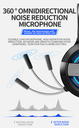 MC Q9 Gaming Headset 7.1 channel Wired Gaming Headset with 360° Noise Reduction Microphone Colorful Breathing Light Headphone