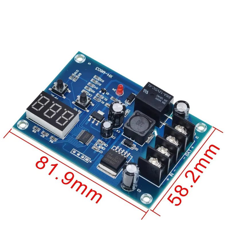 XH-M603 12-24V Charging Control Module Digital LED Display Storage Lithium Battery Charger Control Switch Protection Board