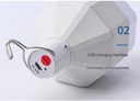 Led emergency rechargeable bulb removable 18650 battery rechargeable light LED bulb