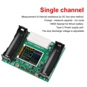 1 CH 18650 Battery Capacity Internal Resistance Tester Lithium Battery Capacity Tester Module With LCD Digital Display