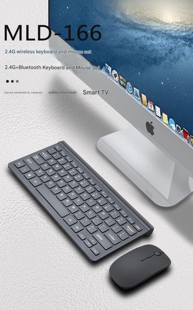 Wireless 2.4G keyboard and mouse set