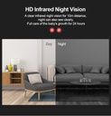 4MP 2.4G&5G Dual Band WIFI Tuya APP Wireless PTZ IP Dome Auto Tracking Home Security Baby Monitor Camera