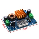 XH-M411 DC 4V-35V to DC 5V-45V Step Up Boost Module Digital Voltmeter Boost Converter Board 5A Power Adjustable