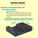 LiitoKala Lii-600 LCD Lithium Battery Charger 3.7V and NiMH 1.2V Battery Suitable for 18650 26650 21700 26700 16340 18350 AA AAA