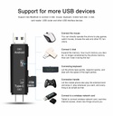 5 In 1 OTG Card Reader Type C & Micro USB Flash Drive High-speed USB2.0 Universal OTG
