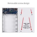 Fast Charge 22.5W PD QC 3.0 Quick Charge18650*4 Power Bank Shell Storage box USB Type C 5V battery Holder Case