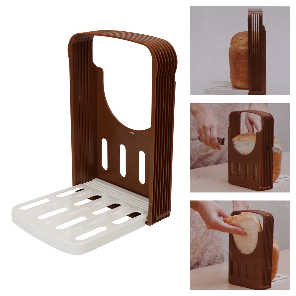 Toast bread slicer Bread slice rack