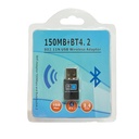 150M USB wireless network card Bluetooth two-in-one WIFI+BT4.2 dual-use network adapter