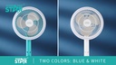 Winning star 8-inch three-blade 18650 Rechargeable Type-C/USB small easy-to-carry high-speed desktop electric fan (ESS Gadgets)