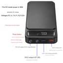 DC5/6/7/8/9/10/11/12V adjustable voltage mobile power supply kit power bank shell 18650 battery box (ESS Gadgets)