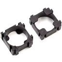 Single 18650 lithium battery combination fixed bracket with bayonet