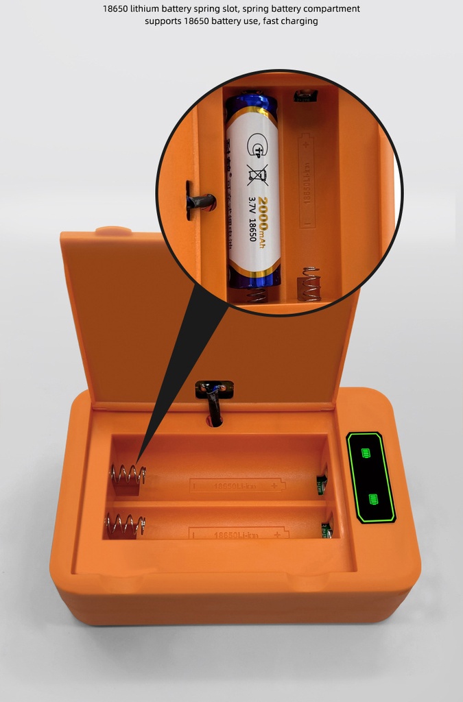 18650 battery charger solar battery charger with power bank function