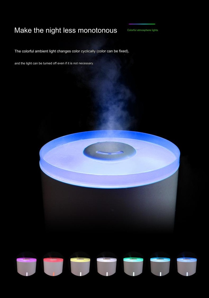 3L large capacity air aromatherapy humidifier household large mist volume ultrasonic atomizer