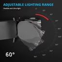Powerful LED Headlamp with Motion Sensor USB Rechargeable 18650 Headlight
