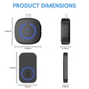 Smart USB Home Doorbell Wireless Security Outdoor USB Door Bell 60 Songs 5 Volume Adjustable Chime Kit