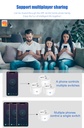16A Tuya Smart life wifi metering universal socket smart plug mobile phone remote voice control
