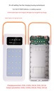 DIY 35 Slot Large Capacity 18650 Power Bank 22.5W Battery Power Case with LED Flashlight Function No Batteries (ESS Gadgets)
